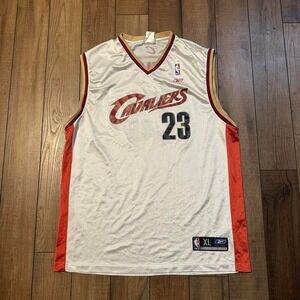 Vintage Reebok LeBron James Cleveland Cavaliers Jersey‎ Men's XL